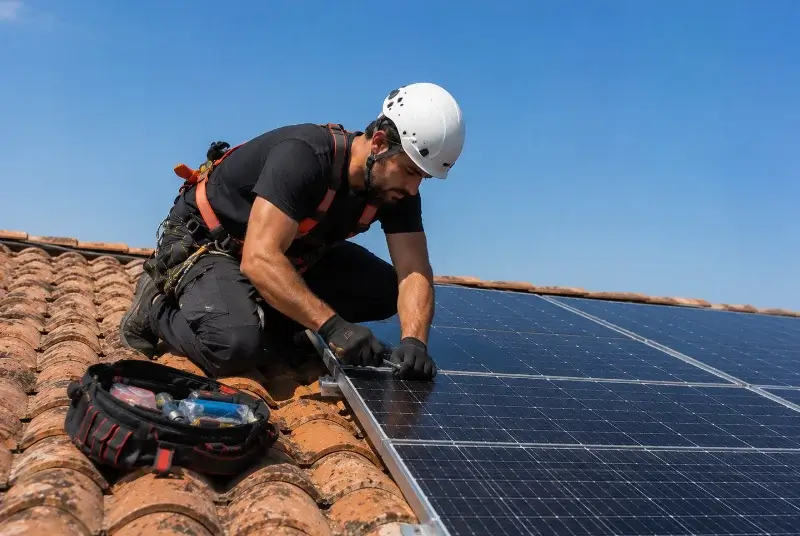 Maintenance et monitoring de panneaux solaires à Meximieux